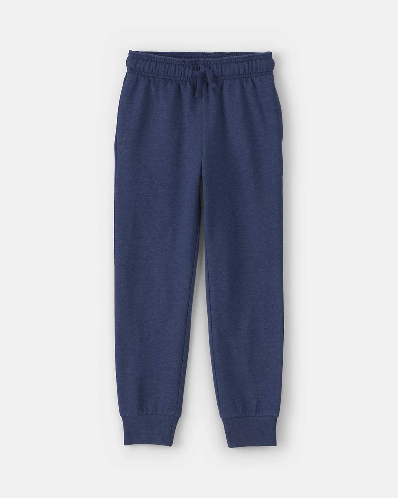 Boys French Terry Joggers - Navy Blue