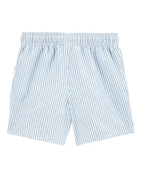Boys Striped Swim Trunks - Blue