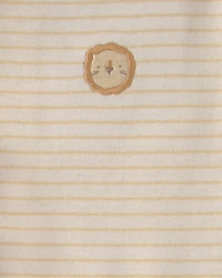 Baby 3-Piece Lion Terry Short-Sleeve Layering Set - Yellow