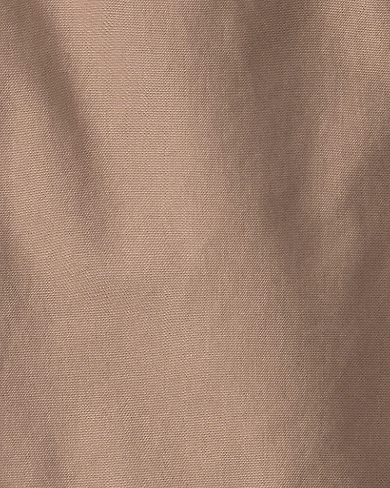 Boys Canvas Shorts - Dark Khaki