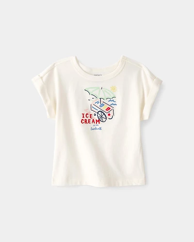 Toddler Girl Ice Cream Top