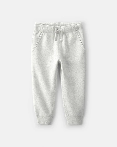 Toddler Boy Fleece Joggers - Grey