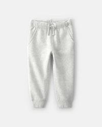 Toddler Boy Fleece Joggers - Grey