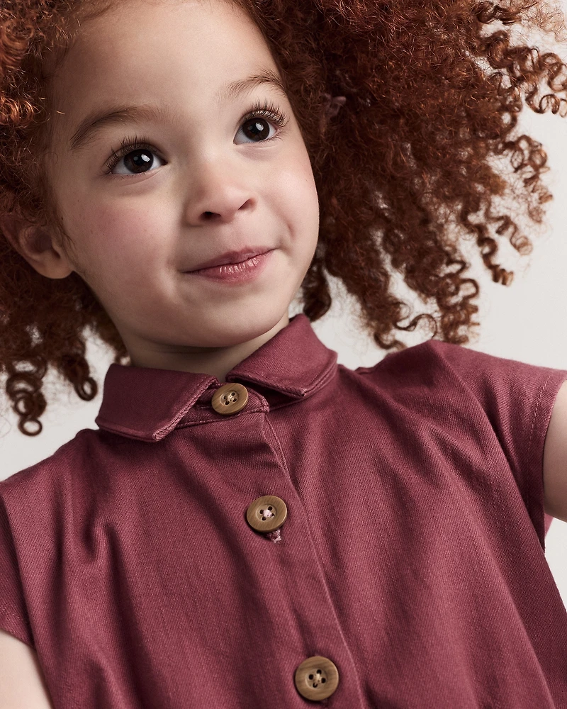 Toddler Girl Avenue Twirl™ Dress - Burgundy