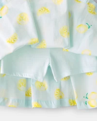 Girls Lemon Skort - Blue