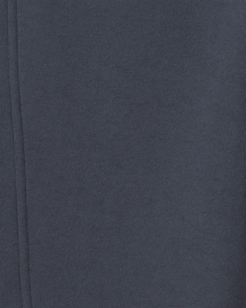Girls Fleece Wide-Leg Active Pants - Navy Blue