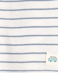 Baby 2-Piece Striped Pant Set - Blue/Ivory