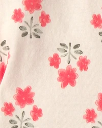 Baby Girl 3-Piece Floral Top & Short Set