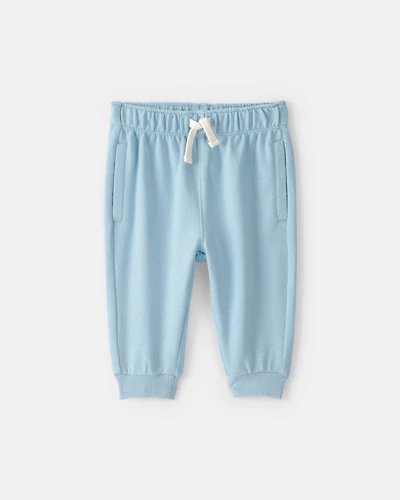 Baby Boy French Terry Pants - Blue