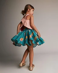 Toddler Girl Avenue Twirl™ Mini Skirt Floral Print - Green