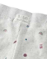 Baby 2-Piece Organic Cotton Waffle Knit Set Icon Print