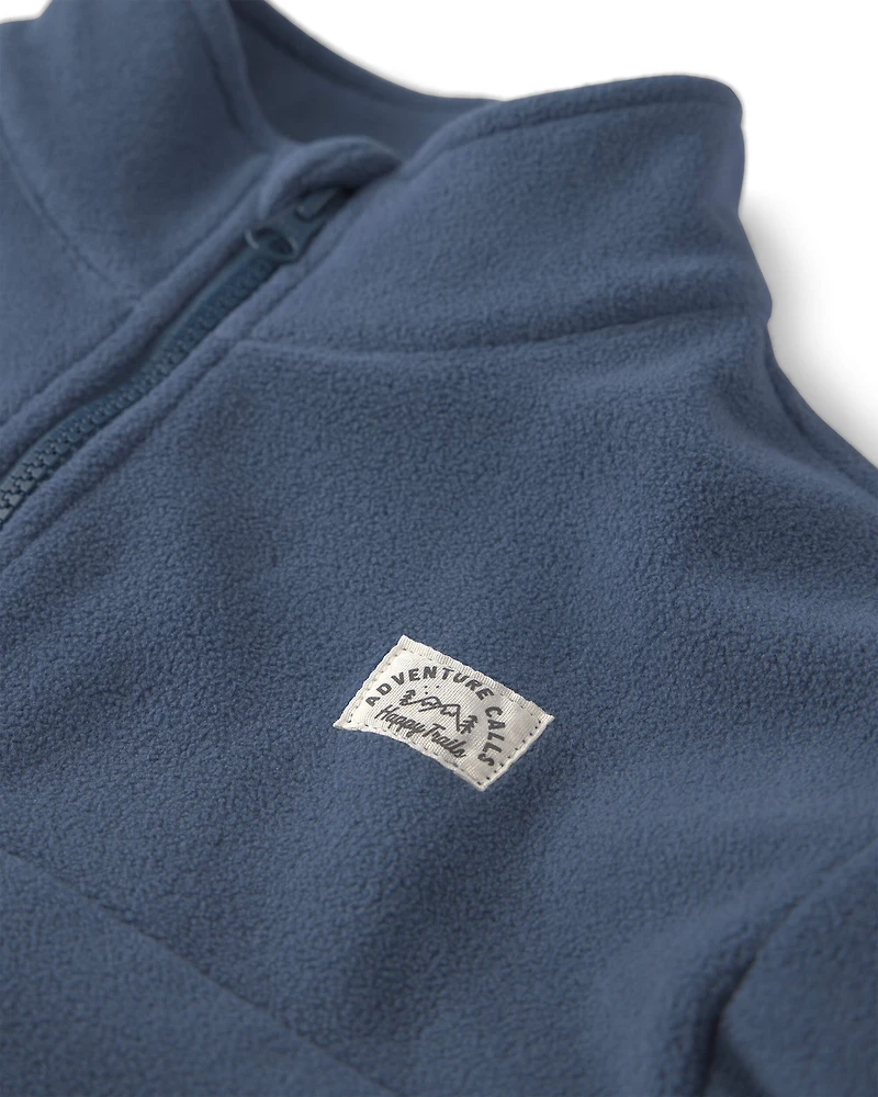 Boys 2-Piece Recycled Microfleece Top & Pant Set