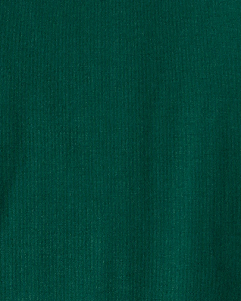 Kid Christmas Fair Isle Cotton Long-Sleeve Snug Fit 2-Piece pyjamas - Green/White