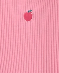 Girls 2-Pack Apple Night Gown - Pink