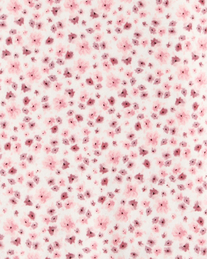 Kid 2-Piece Floral Tee & Jumpsuit Set