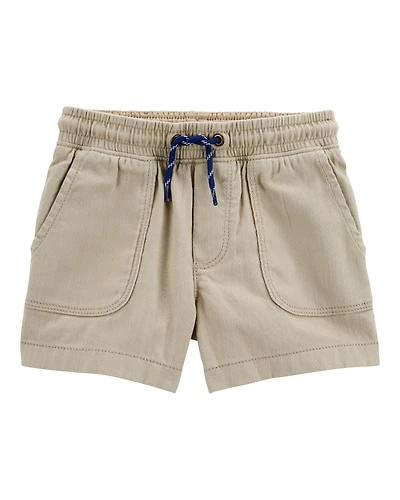 Baby Pull-On Twill Shorts