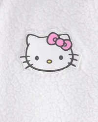Girls Hello Kitty Bomber Fashion Jacket - White