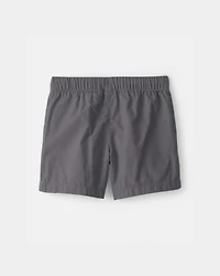 Toddler Boy Canvas Shorts - Grey