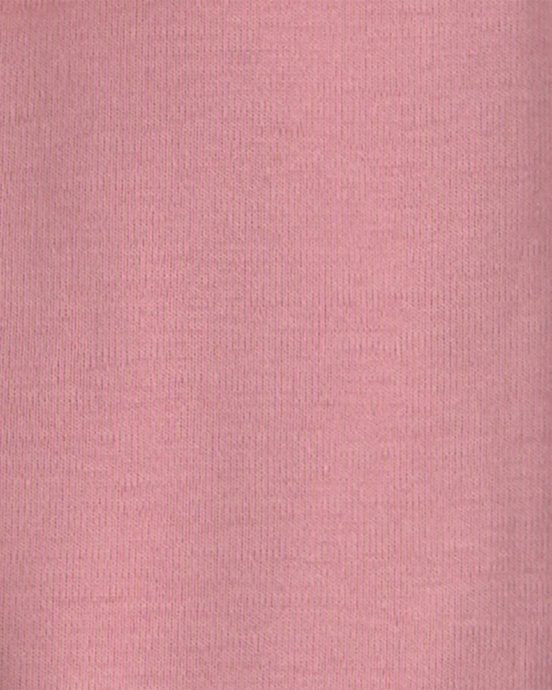 Baby Girl 6-Pack Bunny Long-Sleeve Bodysuits - Pink/Ivory