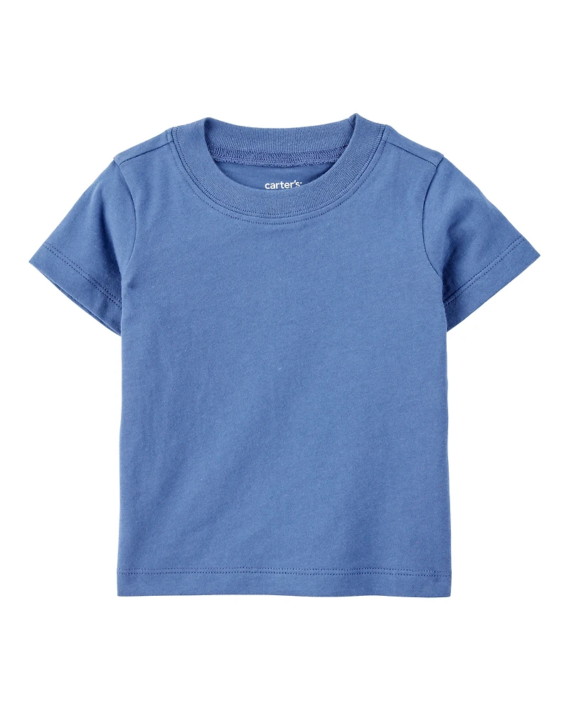 Baby 2-Piece Tee & Sailboat Shortall Set - Blue