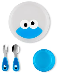 Toddler Sesame Street Mealtime Set - Cookie Monster