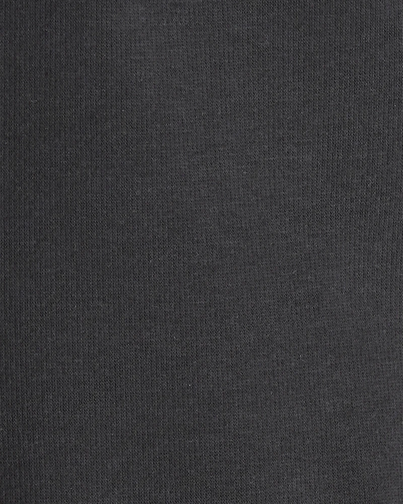 Girls Pull-On Stretch Leggings - Black