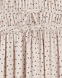 Kid Polka Dot Viscose Dress