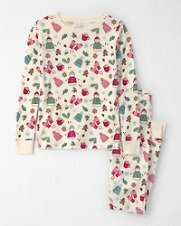 Girls 2-Piece Organic Cotton Pyjamas Winter Wonderland