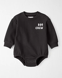 Baby Organic Cotton 'Boo Crew' French Terry Bubble