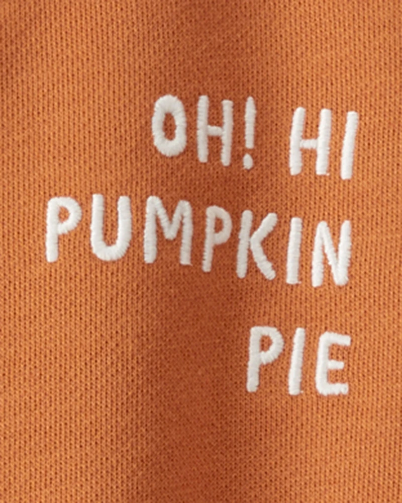 Toddler Organic Cotton Pumpkin Pie Sweatshirt