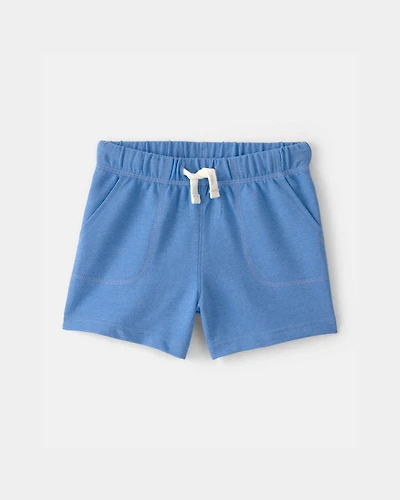 Toddler Boy French Terry Shorts - Blue