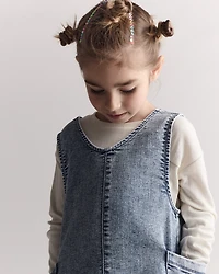 Toddler Girl Pointelle Long-Sleeve Top - Cream