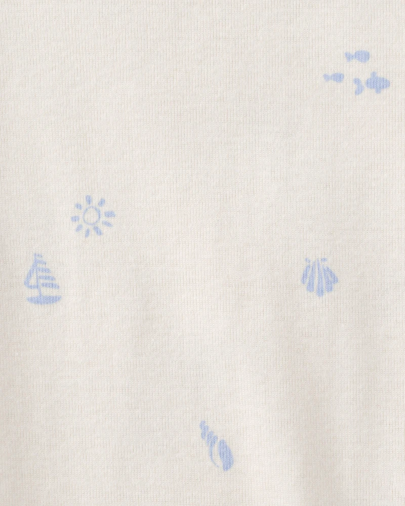 Baby Girl 2-Piece Jumper Dress Set - Blue