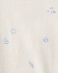 Baby Girl 2-Piece Jumper Dress Set - Blue