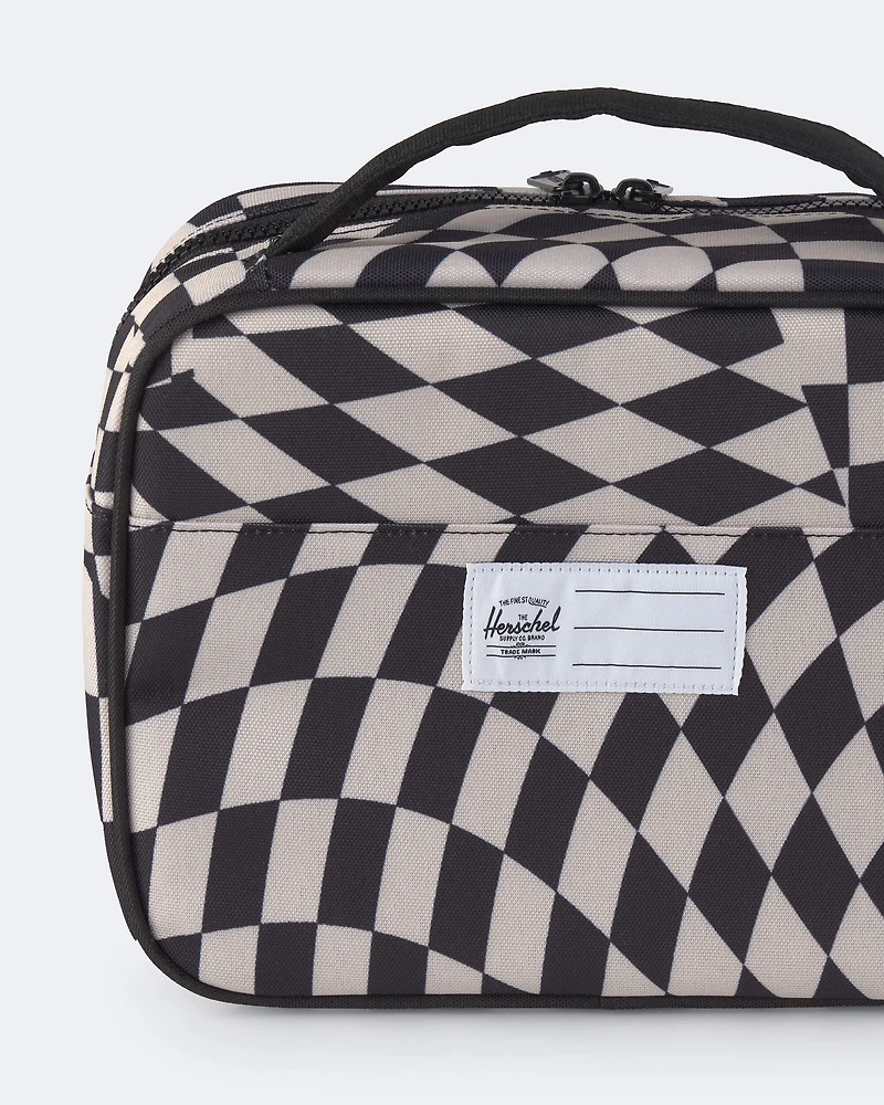 Toddler Checkered Lunchbox - Black/White
