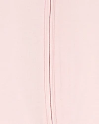 Baby Girl Solid 2-Way Zip PurelySoft Sleeper Pyjamas - Light Pink