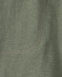 Toddler Boy French Terry Shorts - Green