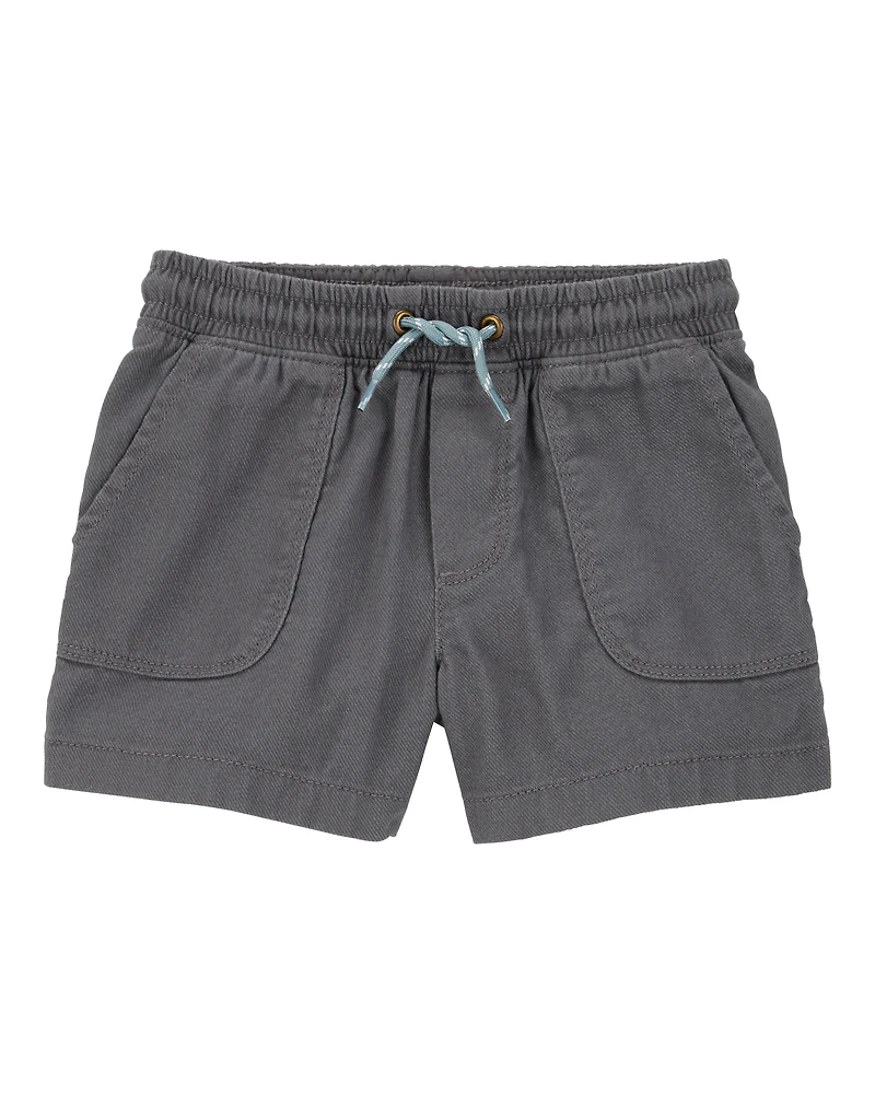 Toddler Pull-On Twill Shorts