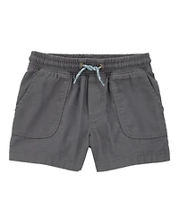 Toddler Pull-On Twill Shorts