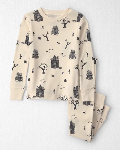 Toddler 2-Piece Organic Cotton Pajamas Spooky Landscape