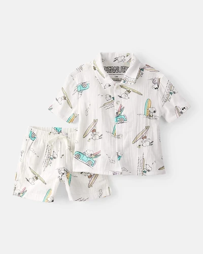 Baby Snoopy 2-Piece Gauze Outfit Set