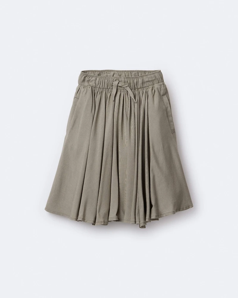 Toddler Girl Avenue Twirl™ Midi Skirt - Olive