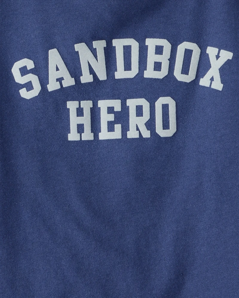 Toddler Boy Monster Truck Long-Sleeve Graphic Tee - Navy