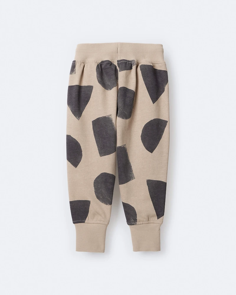 Toddler City Park™ Jogger Pant with Shapes - Khaki