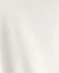 Girls French Terry Hoodie - Ivory