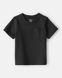 Baby Solid Short-Sleeve Tee - Black
