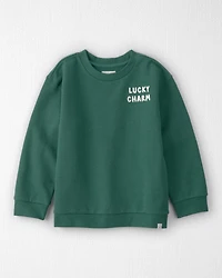 Kid Organic Cotton Lucky Charm Sweatshirt