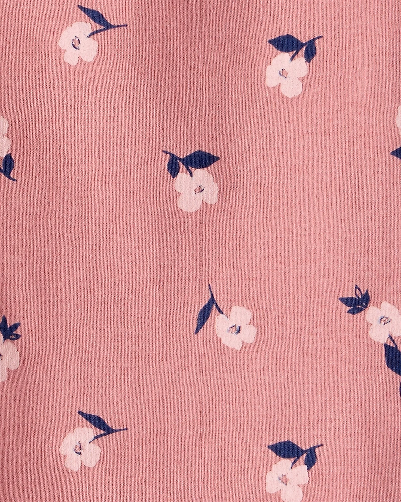 Baby Girl 3-Piece Floral Long-Sleeve Dress Set - Blue