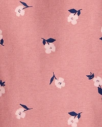 Baby Girl 3-Piece Floral Long-Sleeve Dress Set - Blue