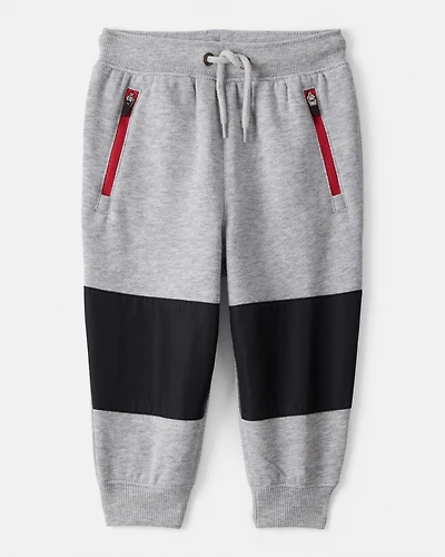 Baby Boy Fleece Joggers - Grey